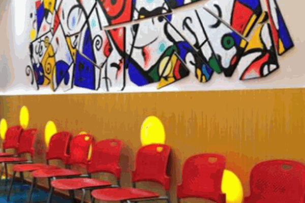 彩色斑馬兒童美術(shù)