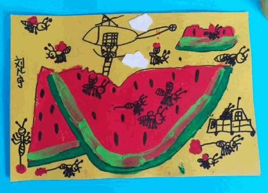 彩色螞蟻美術教育