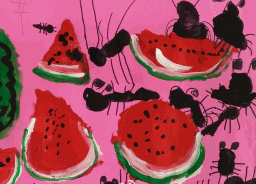 彩色螞蟻美術教育