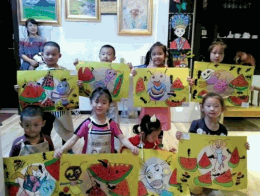 彩色螞蟻美術教育