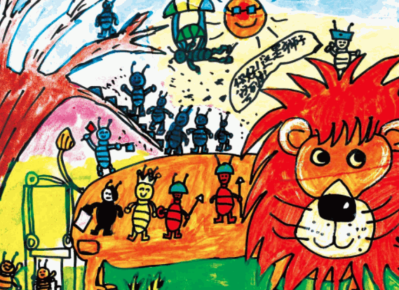 彩色螞蟻美術教育