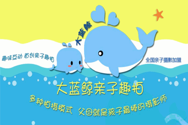 大藍鯨親子趣拍