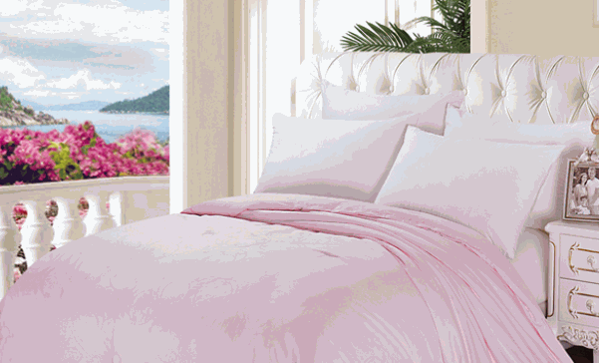 大地藍(lán)絹紡床上用品