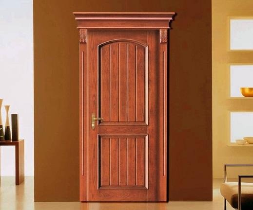 雙虎無(wú)漆木門(mén)