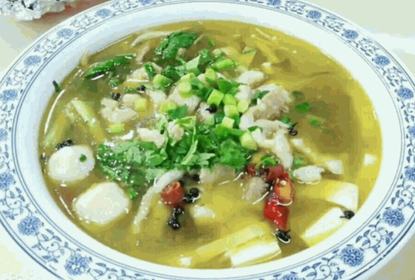 斟知己酸菜魚花甲粉