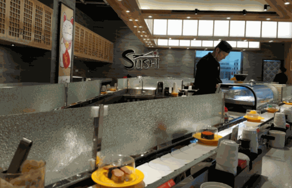 回轉(zhuǎn)壽司店
