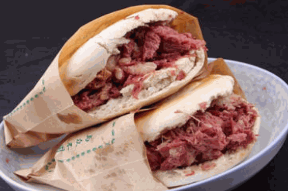 牛記臘汁肉夾饃