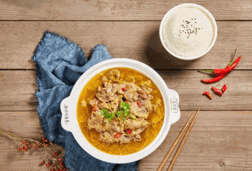 誰漁爭鮮酸菜魚米飯