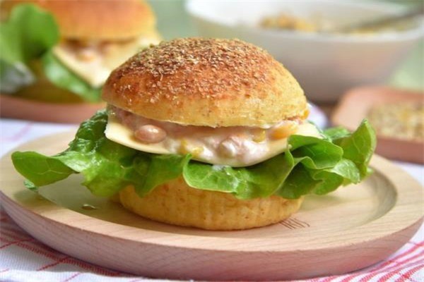 臺美呷中式五谷漢堡