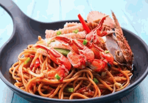 遇見小海鮮燜面