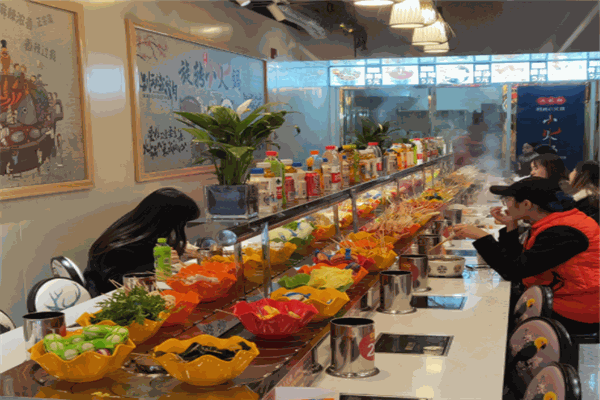 趣味旋轉(zhuǎn)小火鍋