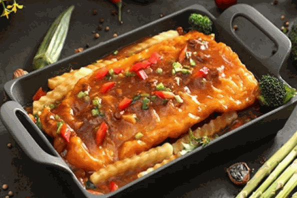 就一口小份烤魚