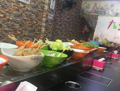 九重簽旋轉(zhuǎn)小火鍋