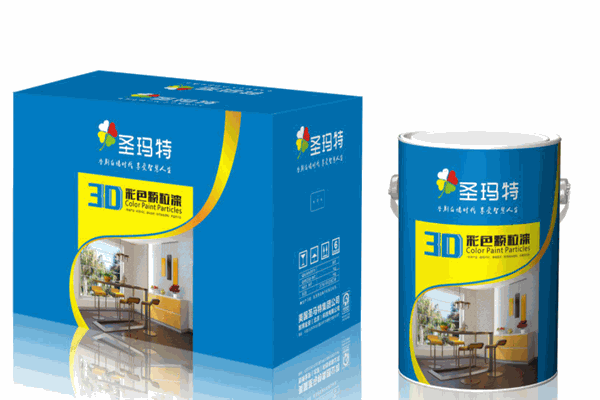 圣瑪特3D顆粒漆