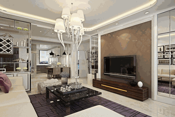 派爾電視背景墻