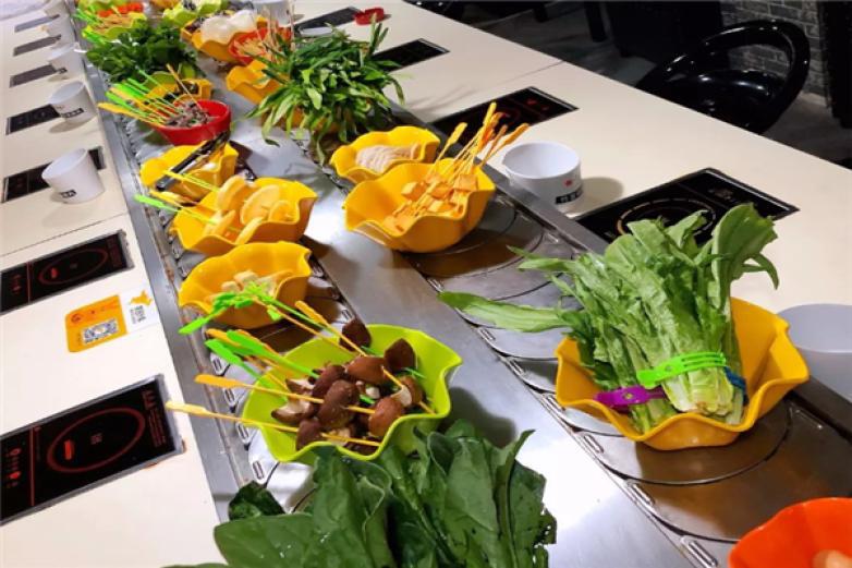 五角旋轉(zhuǎn)小火鍋