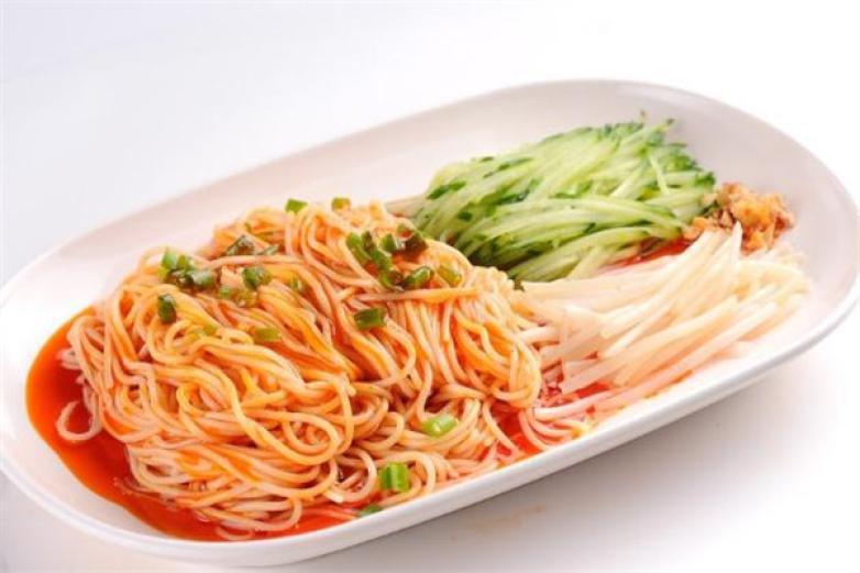 豬腦殼涼皮涼面