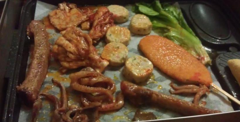 味多多紙上燒烤