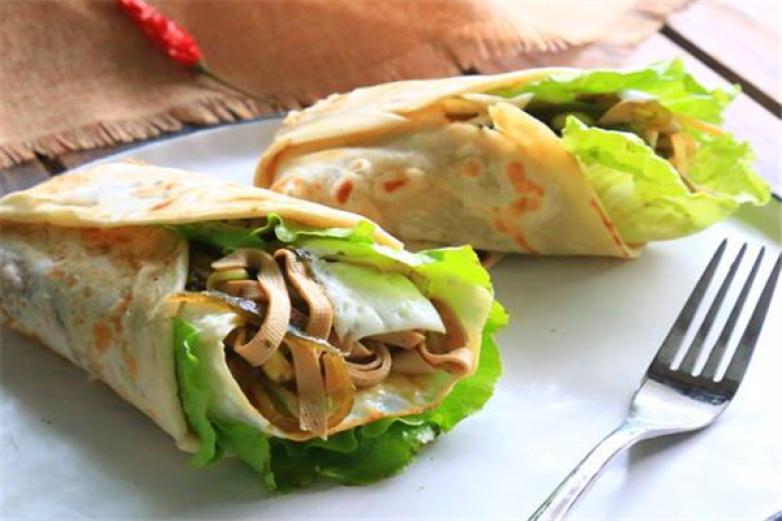 藤潤德熏肉卷餅