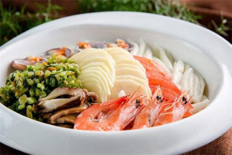 辣小貝撈汁海鮮面