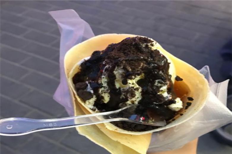 藍(lán)貝殼可麗餅