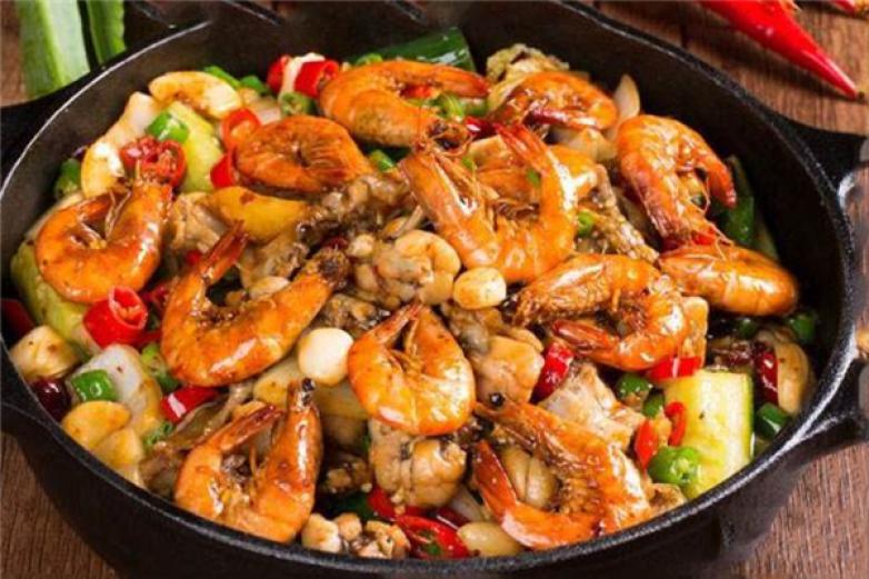 牛蛙愛上蝦火鍋