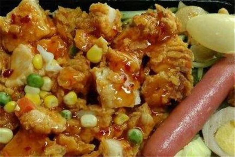 韓小范炸雞拌飯