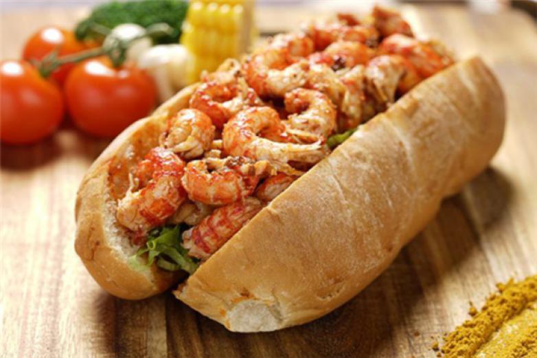 蝦爆料小龍蝦三明治
