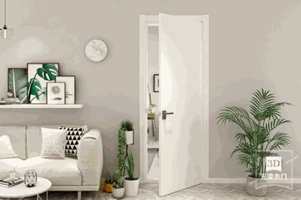 3D無(wú)漆木門