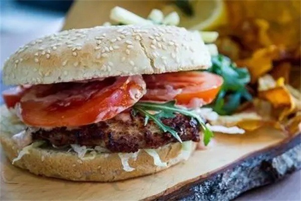 萌雞派對(duì)漢堡炸雞