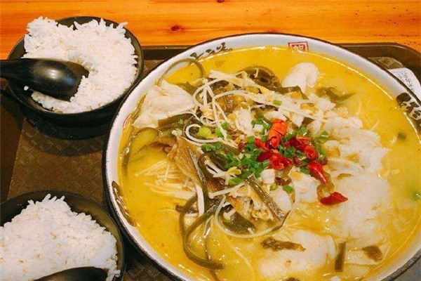 魚沒(méi)有酸菜魚米飯