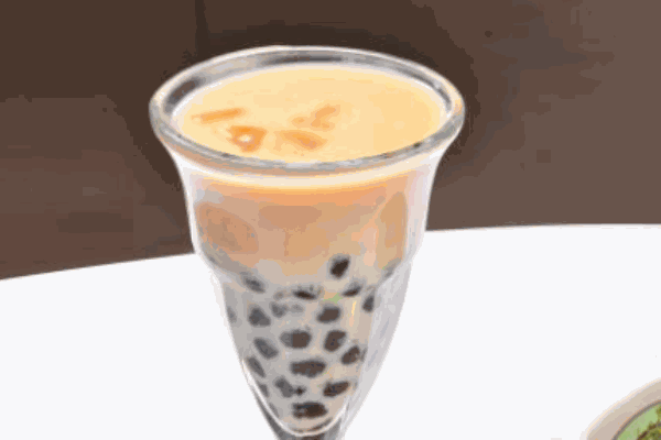 燒仙草珍珠奶茶