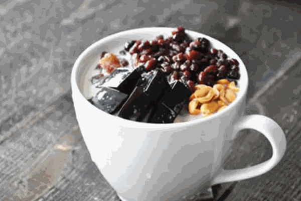 燒仙草珍珠奶茶