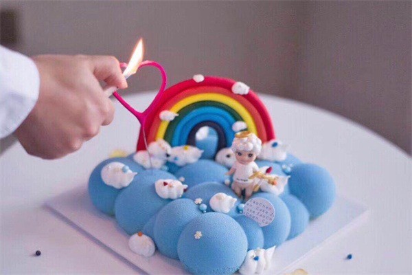 泡泡達(dá)蛋糕