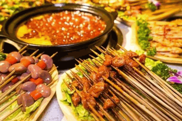 跑涮小郡肝串串香