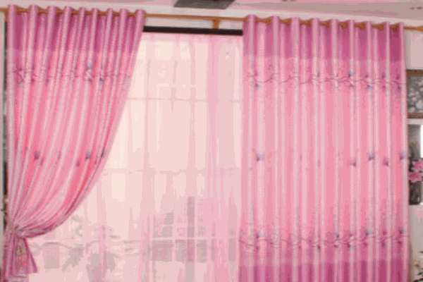 布花朵朵窗簾
