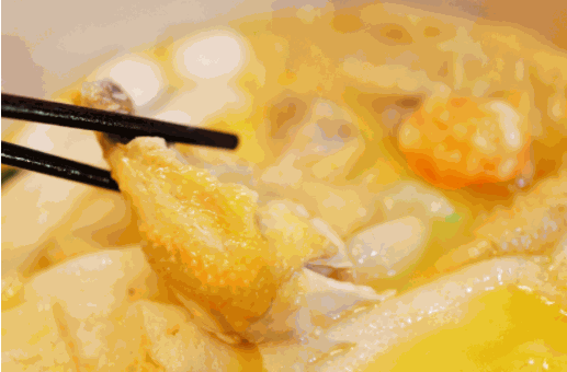鮮雞湯火鍋面