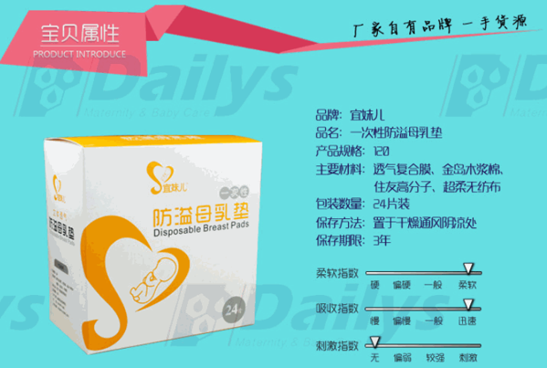 宜妹兒防溢乳墊