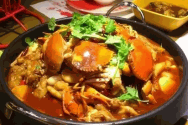 趕蟹肉蟹煲