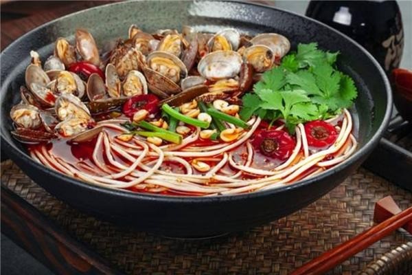 清口水花甲米線