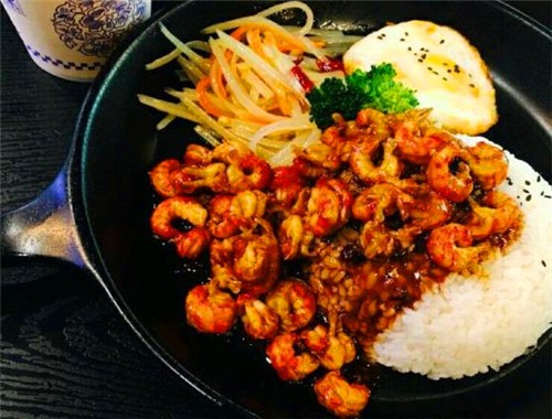 老爺子龍蝦蓋澆飯