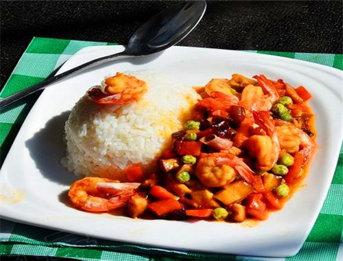 少爺們的蝦蓋澆飯