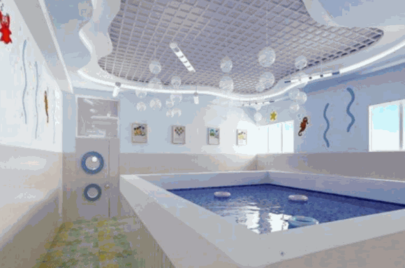 可愛寶貝嬰兒游泳館