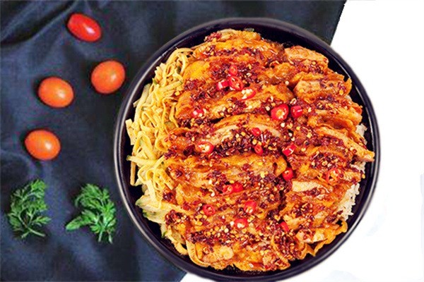 奧爾良烤肉拌飯