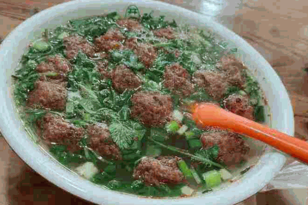 張哥丸子湯燒餅