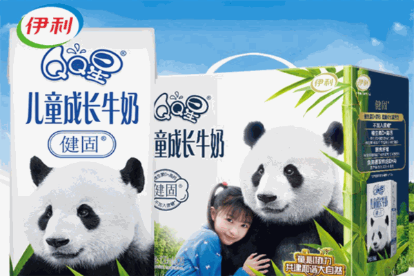 伊利qq星兒童成長牛奶