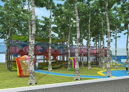 繩網(wǎng)部落兒童樂園