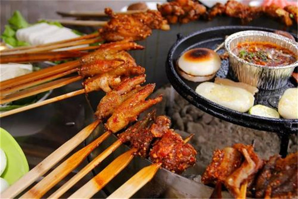 手把串火盆燒烤