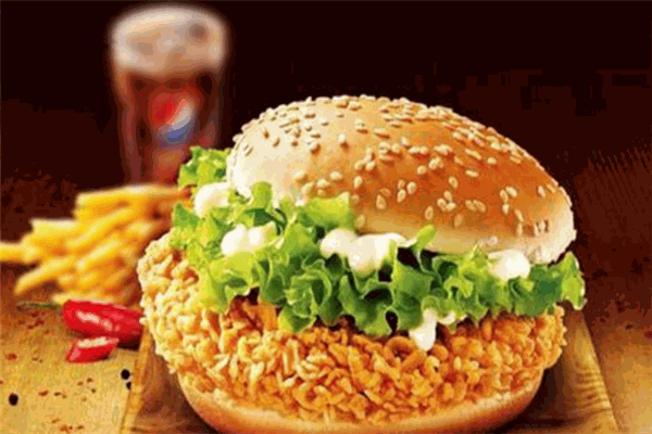 麥品基雞排漢堡