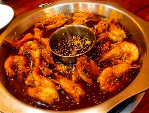 一鍋紅顏香辣蝦